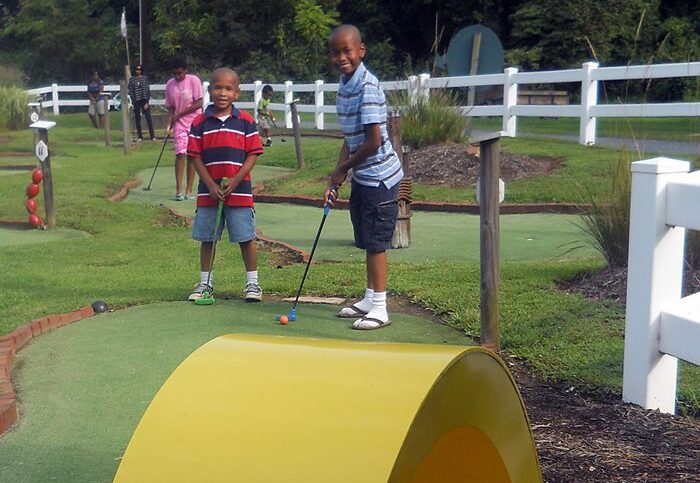 Pirate-Petes-Mini-Golf-Course-Boys-Putting